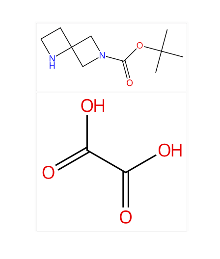 6-Boc-1,6-二氮杂螺[3.3]庚烷半草酸盐,tert-butyl 1,6-diazaspiro[3.3]heptane-6-carboxylate hemioxalate