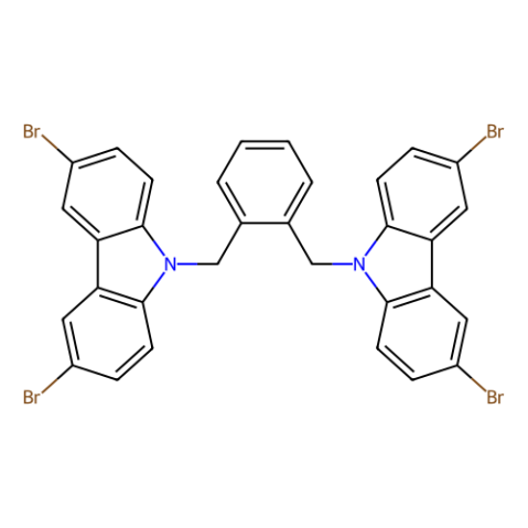 1,2-雙[(3,6-二溴-9H-咔唑-9-基)甲基]苯,1,2-Bis[(3,6-dibromo-9H-carbazol-9-yl)methyl]benzene