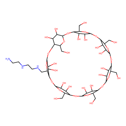 单-(6-二乙烯三胺-6-去氧)-β-环糊精,Mono-(6-diethylenetriamine-6-deoxy)-β-cyclodextrin