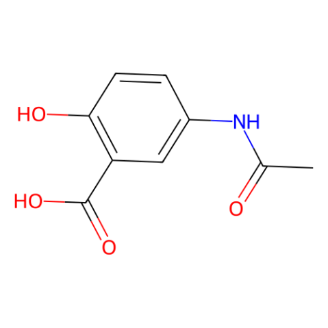 5-乙酰氨基水杨酸,5-(Acetylamino)-2-hydroxybenzoic acid