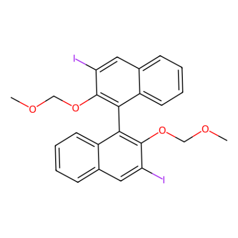 (R)-3,3'-二碘-2,2'-雙(甲氧基甲氧基)-1,1'-聯(lián)萘酚,(R)-3,3'-Diiodo-2,2'-bis(methoxymethoxy)-1,1'-binaphthalene