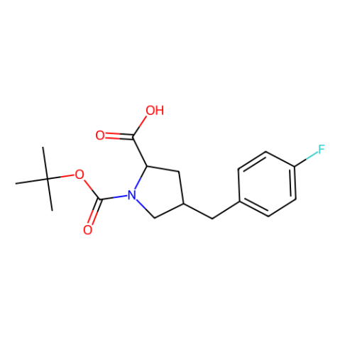 反式-N-Boc-4-(4-氟苄基)-L-脯氨酸,trans-N-Boc-4-(4-fluorobenzyl)-L-proline