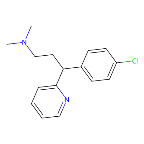 3-(4-氯苯基)-N,N-二甲基-3-(吡啶-2-基)丙-1-胺,Chlorpheniramine