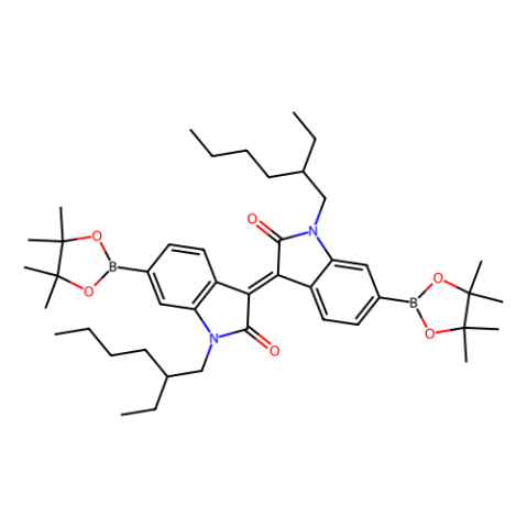 N,N'-双(2-乙基己基)-6,6'-双(4,4,5,5-四甲基-1,3,2-二氧杂环戊硼烷-2-基)异靛,N,N'-Bis(2-ethylhexyl)-6,6'-bis(4,4,5,5-tetramethyl-1,3,2-dioxaborolan-2-yl)isoindigo