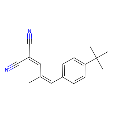 反-2-[3-(4-叔丁基苯基)-2-甲基-2-亞丙烯基]丙二腈,trans-2-[3-(4-tert-Butylphenyl)-2-methyl-2-propenylidene]malononitrile