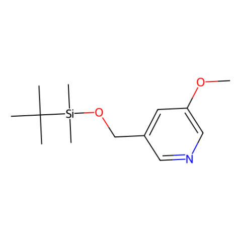 3-((叔丁基二甲基甲硅烷基氧基)甲基)-5-甲氧基吡啶,3-((tert-Butyldimethylsilyloxy)methyl)-5-methoxypyridine