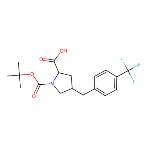 Boc-(R)-4-[4-(三氟甲基)苄基]-L-脯氨酸,Boc-(R)-4-[4-(trifluoromethyl)benzyl]-L-proline