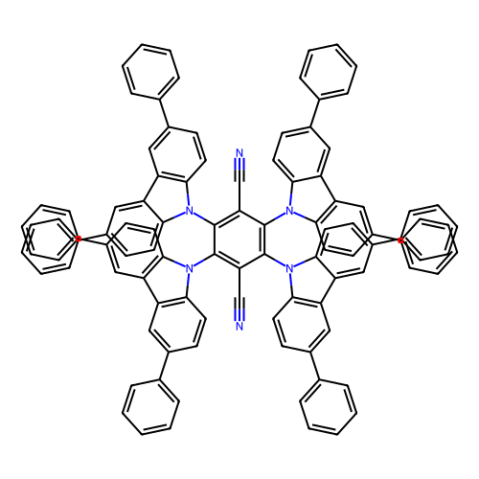 2,3,5,6-四(36-二苯基-9-咔唑基)-对苯二腈,2,3,5,6-tetrakis(3,6-diphenylcarbazol-9-yl)-1,4-dicyanobenzene