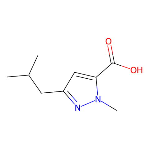 5-异丁基-2-甲基-2H-吡唑-3-羧酸,5-Isobutyl-2-methyl-2H-pyrazole-3-carboxylic acid