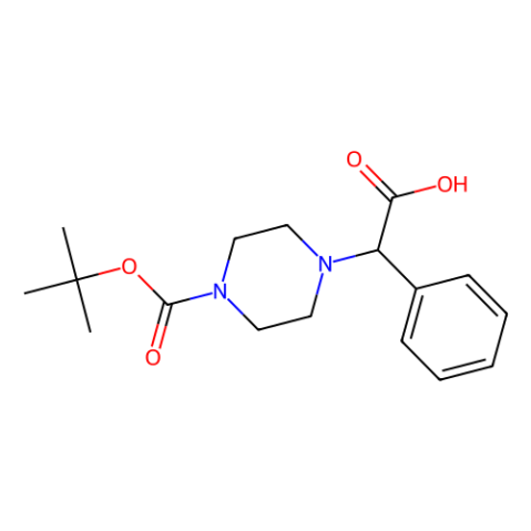 2-(4-叔丁氧基甲酰基哌嗪基)-2-苯乙酸,2-(4-Boc-piperazino)-2-phenylacetic acid