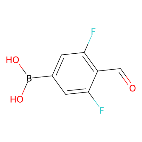 3,5-二氟-4-甲酰基苯基硼酸(含有数量不等的酸酐),3,5-Difluoro-4-formylphenylboronic acid(contains varying amounts of Anhydride)