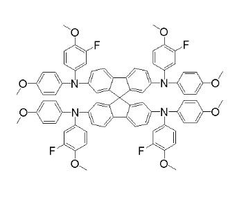 2,2',7,7'-四[N-4-甲氧基苯基氨基]-2,2',7,7'-四[N-(3-氟-4-甲氧基苯基)] -9,9'-螺二芴,2,2',7,7'-Tetrakis[N,N-4-methoxyphenyl)amino]-2,2',7,7'-Tetrakis[N,N-3-fluro-4-methoxyphenyl]-9,9'-spirobifluorene
