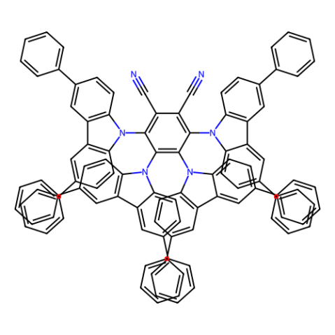 2,3,5,6-四(3,6-二叔丁基-9-咔唑基)-对苯二腈,3,4,5,6-tetrakis(3,6-diphenylcarbazol-9-yl)- 1,2-dicyanobenzene