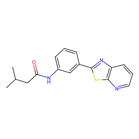 3-甲基-N-(3-噻唑并[5，4-B]吡啶-2-基)苯基)丁酰胺,3-Methyl-N-(3-(Thiazolo[5,4-B]Pyridin-2-Yl)Phenyl)Butanamide