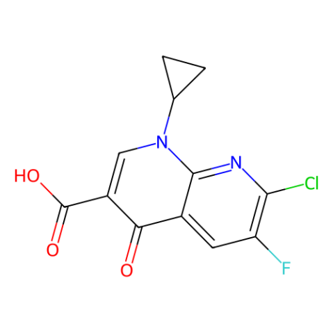7-氯-1-环丙基-6-氟-1,4-二氢-4-氧-1,8-萘啶-3-羧酸,7-Chloro-1-cyclopropyl-6-fluoro-1,4-dihydro-4-oxo-1,8-naphthyridine-3-carboxylic Acid
