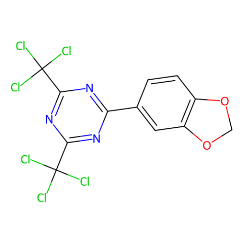 2-(1,3-苯并二氧杂环戊-5-基)-4,6-双(三氯甲基)-1,3,5-三嗪,2-(1,3-Benzodioxol-5-yl)-4,6-bis(trichloromethyl)-1,3,5-triazine