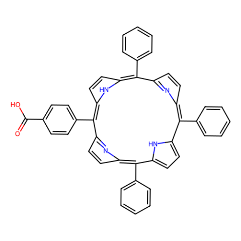5-(4-羧苯基)-10,15,2-三苯基卟啉,5-(4-Carboxyphenyl)-10,15,20-triphenylporphyrin