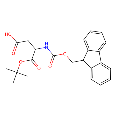 N-芴甲氧羰基-D-天冬氨酸 1-叔丁酯,N-Fmoc-D-aspartic acid 1-tert-butyl ester