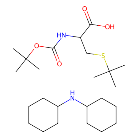 Boc-S-叔丁基-L-半胱氨酸二环己基铵盐,Boc-S-tert-butyl-L-cysteine dicyclohexylammonium salt