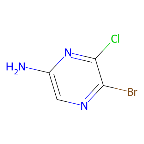 2-氨基-5-溴-6-氯吡嗪,5-bromo-6-chloropyrazin-2-amine
