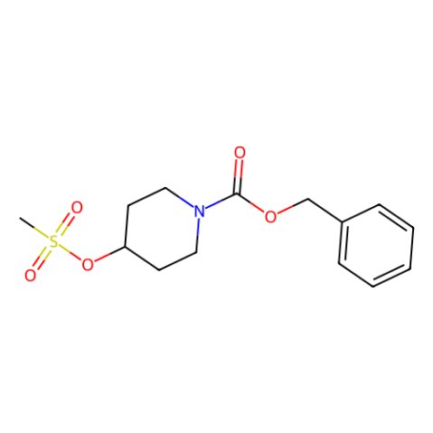4-[(甲基磺酰基)氧基]哌啶-1-羧酸苄酯,benzyl 4-(methanesulfonyloxy)piperidine-1-carboxylate