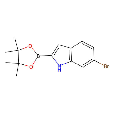 6-溴-2-(4,4,5,5-四甲基-1,3,2-二氧硼雜環(huán)戊烷-2-基)-1H-吲哚,6-Bromo-2-(4,4,5,5-tetramethyl-1,3,2-dioxaborolan-2-yl)-1H-indole