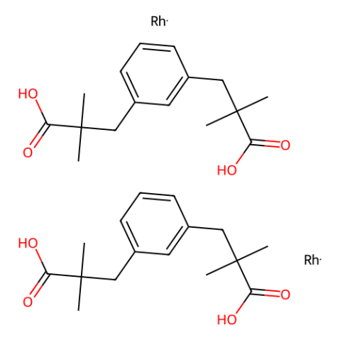 雙[(α,α,α',α'-四甲基-1,3-苯二丙酸)銠],Bis[rhodium(α,α,α',α'-tetramethyl-1,3-benzenedipropionic Acid)]