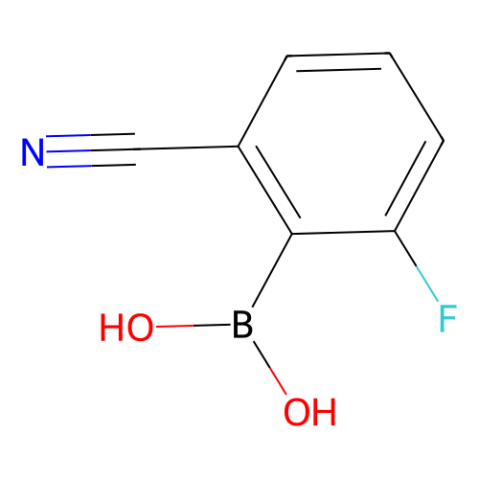 2-氰基-6-氟苯硼酸,(2-Cyano-6-fluorophenyl)boronic acid