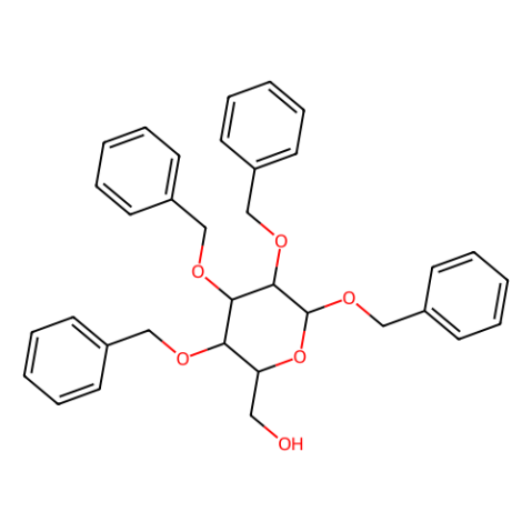 苄基 2,3,4-三-O-苄基-α-D-吡喃葡萄糖苷,Benzyl 2,3,4-Tri-O-benzyl-α-D-glucopyranoside