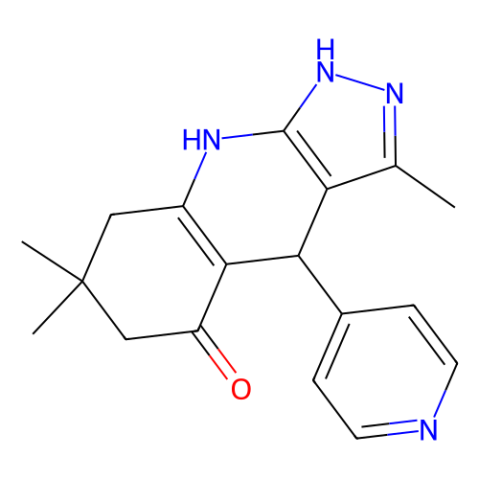 WAY-606957,3,7,7-trimethyl-4-(pyridin-4-yl)-6,7,8,9-tetrahydro-1H-pyrazolo[3,4-b]quinolin-5(4H)-one