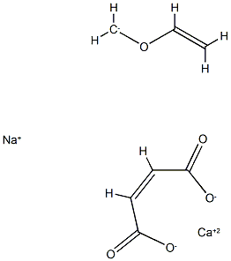马来酸-甲基乙烯醚共聚物钙钠盐,Poly(methyl vinyl ether/maleic acid)mixed salts copolymer