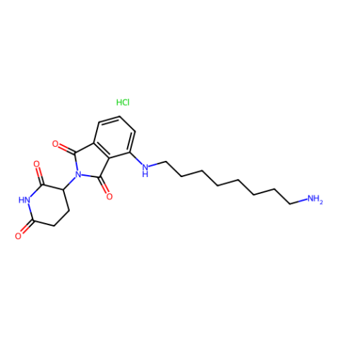 泊马利度胺 4'-烷基C8-胺盐酸盐,Thalidomide-NH-C8-NH2 hydrochloride