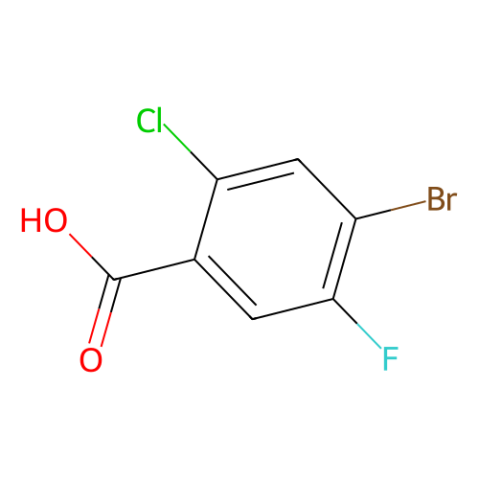 4-溴-2-氯-5-氟苯甲酸,4-Bromo-2-chloro-5-fluorobenzoic acid