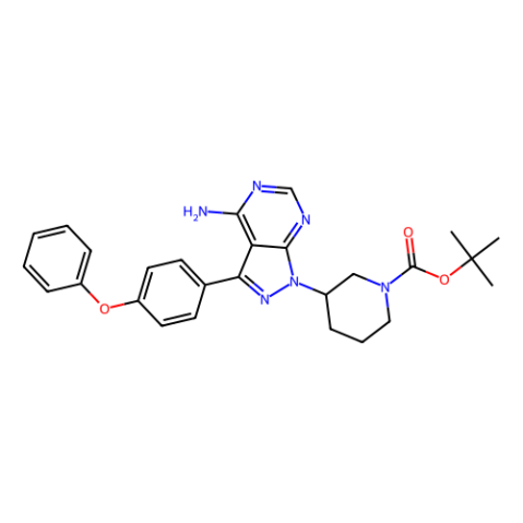 (R)-3-(4-氨基-3-(4-苯氧基苯基)-1H-吡唑并[3,4-d]嘧啶-1-基)哌啶-1-甲酸叔丁酯,(R)-tert-Butyl 3-(4-amino-3-(4-phenoxyphenyl)-1H-pyrazolo[3,4-d]pyrimidin-1-yl)piperidine-1-carboxylate