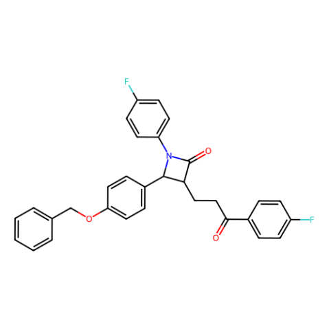 (3R,4S)-4-[4-(苄氧基)苯基]-1-(4-氟苯基)-3-[3-(4-氟苯基)-3-氧代丙基]氮杂环丁烷-2-酮,(3R,4S)-4-(4-(Benzyloxy)phenyl)-1-(4-fluorophenyl)-3-(3-(4-fluorophenyl)-3-oxopropyl)azetidin-2-one