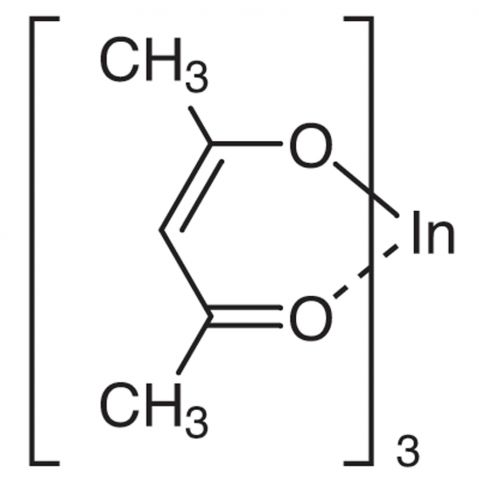 三(2,4-戊二酮酸)铟(III),Tris(2,4-pentanedionato)indium(III)