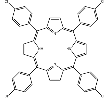 四對(duì)氯苯基卟啉,5,10,15,20-tetrakis(4-chlorophenyl)-21,22-dihydroporphyrin