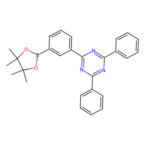 2,4-二苯基-6- [3-（4,4,5,5-四甲基-1,3,2-二氧杂硼烷-2-基）苯基] -1,3,5-三嗪,2,4-diphenyl-6 - [3 - (4,4,5,5-tetramethyl-1,3,2-dioxaborane-2-yl) phenyl] - 1,3,5-triazine