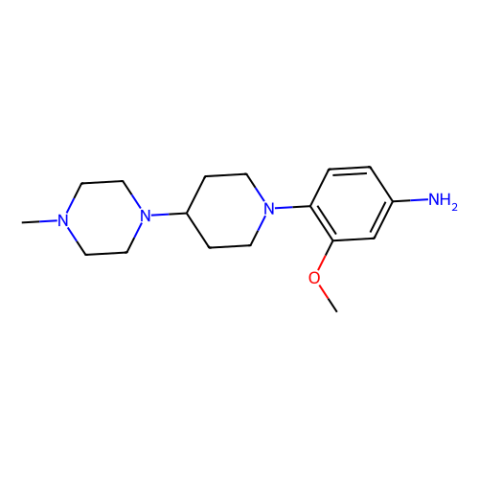 3-甲氧基-4-(4-(4-甲基哌嗪-1-基)哌啶-1-基)苯胺,3-Methoxy-4-(4-(4-methylpiperazin-1-yl)piperidin-1-yl)aniline