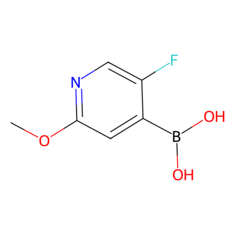 2-甲氧基-5-氟吡啶-4-硼酸（含有數(shù)量不等的酸酐）,5-Fluoro-2-methoxypyridine-4-boronic acid(contains varying amounts of Anhydride)