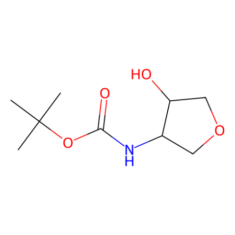 反式-4-羟基-3-Boc氨基四氢呋喃,tert-butyl N-[trans-4-hydroxyoxolan-3-yl]carbamate