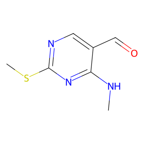 4-甲胺基-2-甲硫基-5-醛基嘧啶,4-(Methylamino)-2-(methylthio)pyrimidine-5-carboxaldehyde