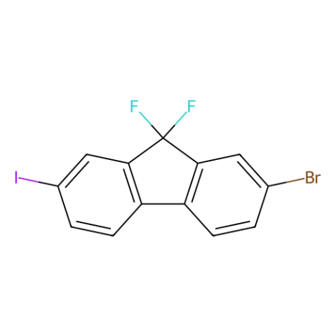 2-溴-9,9-二氟-7-碘-9H-芴,2-bromo-9,9-difluoro-7-iodo-9H-fluorene