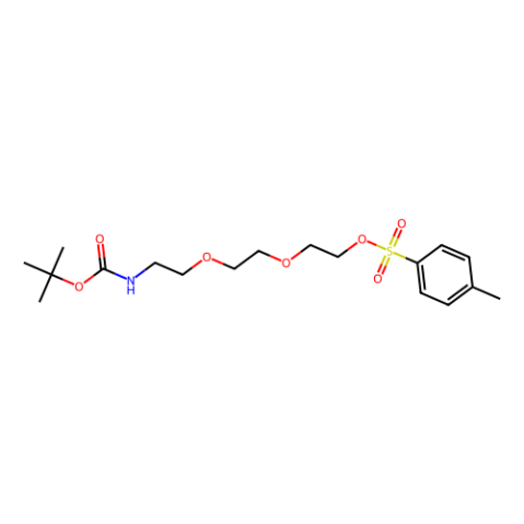 2,2-二甲基-4-氧代-3,8,11-三氧杂-5-氮杂十三烷-13-基 4-甲基苯磺酸酯,2,2-Dimethyl-4-oxo-3,8,11-trioxa-5-azatridecan-13-yl 4-methylbenzenesulfonate