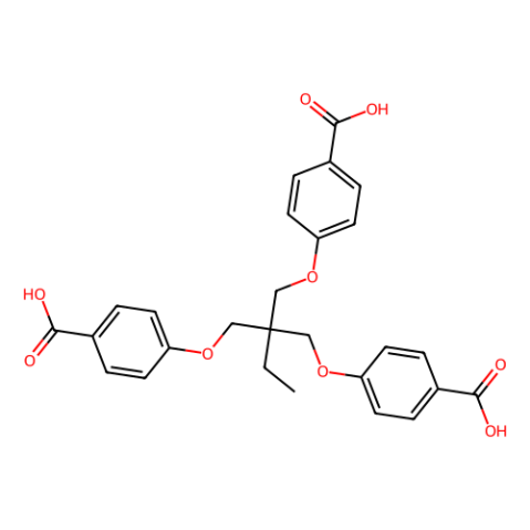 4-[2,2-双[（4-羧基苯氧基）甲基]丁氧基]苯甲酸,4-[2,2-bis[(4-carboxyphenoxy)methyl]butoxy]benzoic acid