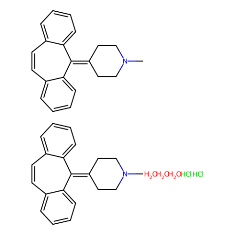 鹽酸賽庚啶,Cyproheptadine hydrochloride sesquihydrate