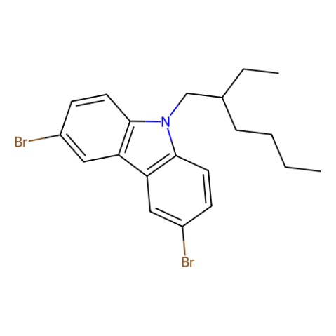 3,6-二溴-9-(2-乙基己基)咔唑,3,6-Dibromo-9-(2-ethylhexyl)carbazole