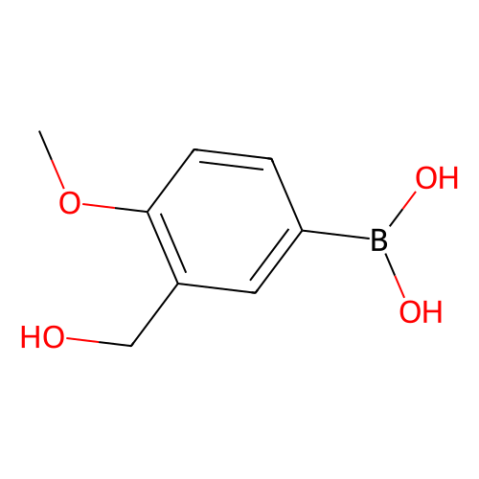 3-(羟基甲基)-4-甲氧基苯硼酸 (含不同量的酸酐),3-(Hydroxymethyl)-4-methoxyphenylboronic Acid (contains varying amounts of Anhydride)