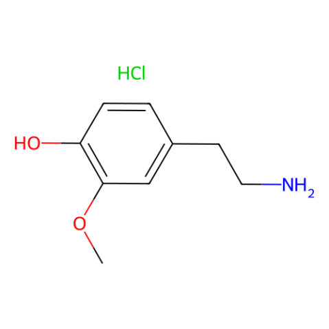 3-甲氧基酪胺 盐酸盐,3-Methoxytyramine hydrochloride