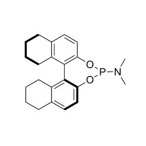 (11bS)-8,9,10,11,12,13,14,15-八氢-N,N-二甲基联萘并[2,1-d:1',2'-f][1,3,2]二氧磷杂七环-4-胺,(S)-(+)-(8,9,10,11,12,13,14,15-Octahydro-3,5-dioxa-4-phospha-cyclohepta[2,1-a;3,4-a']dinaphthalen-4-yl)dimethylamine.